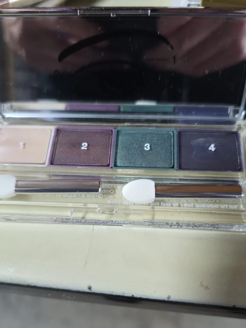 Clinique Metallic Bronze Mirror Compact Case